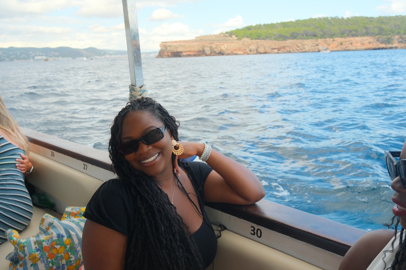 Sailing along the coastline